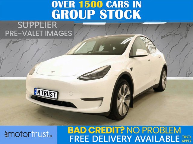 View our Tesla Model Y (Dual Motor) Long Range SUV 5dr Electric Auto 4WDE (384 bhp)