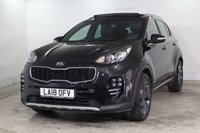 USED 2018 18 KIA SPORTAGE 1.6 T-GDi GT-Line S SUV 5dr Petrol DCT AWD Euro 6 (174 bhp) Panoramic Sunroof, Reverse Camera,