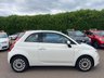 USED 2017 67 FIAT 500 1.2 Lounge Hatchback 3dr Petrol Manual Euro 6 (s/s) (69 bhp) WR67CVH Bluetooth, Air Con, DAB, ULEZ