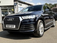 USED 2017 17 AUDI Q7 3.0 TDI V6 S line SUV 5dr Diesel Tiptronic quattro Euro 6 (s/s) (218 ps) 