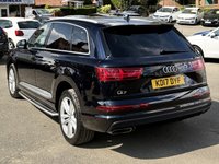 USED 2017 17 AUDI Q7 3.0 TDI V6 S line SUV 5dr Diesel Tiptronic quattro Euro 6 (s/s) (218 ps) 