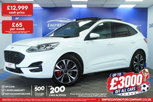 View our Ford Kuga 2.5 EcoBoost Duratec 14.4kWh ST-Line X SUV 5dr Petrol Plug-in Hybrid CVT Euro 6 (s/s) (225 ps)