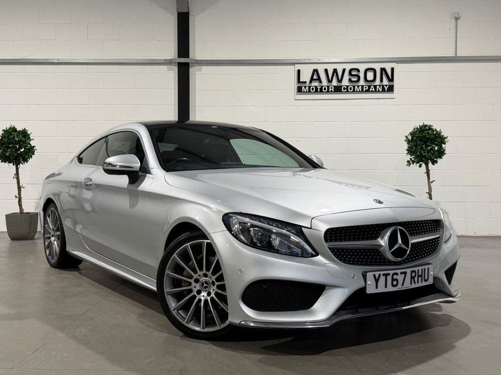 USED 2017 67 MERCEDES-BENZ C CLASS 2.1 C220d AMG Line (Premium) Coupe 2dr Diesel G-Tronic+ Euro 6 (s/s) (170 ps) 