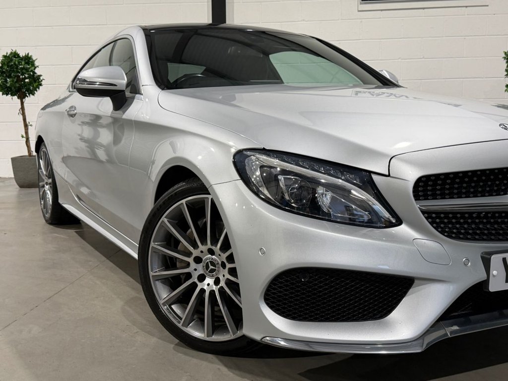 USED 2017 67 MERCEDES-BENZ C CLASS 2.1 C220d AMG Line (Premium) Coupe 2dr Diesel G-Tronic+ Euro 6 (s/s) (170 ps) 
