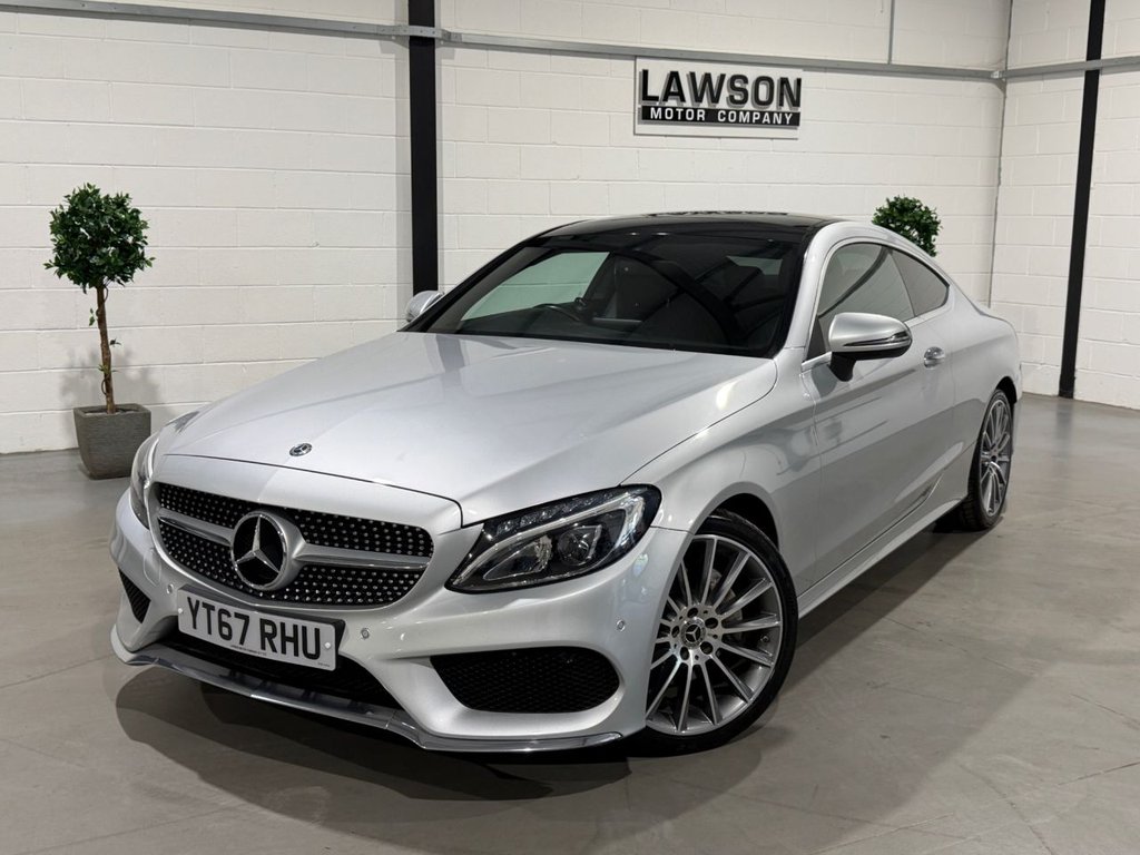 USED 2017 67 MERCEDES-BENZ C CLASS 2.1 C220d AMG Line (Premium) Coupe 2dr Diesel G-Tronic+ Euro 6 (s/s) (170 ps) 