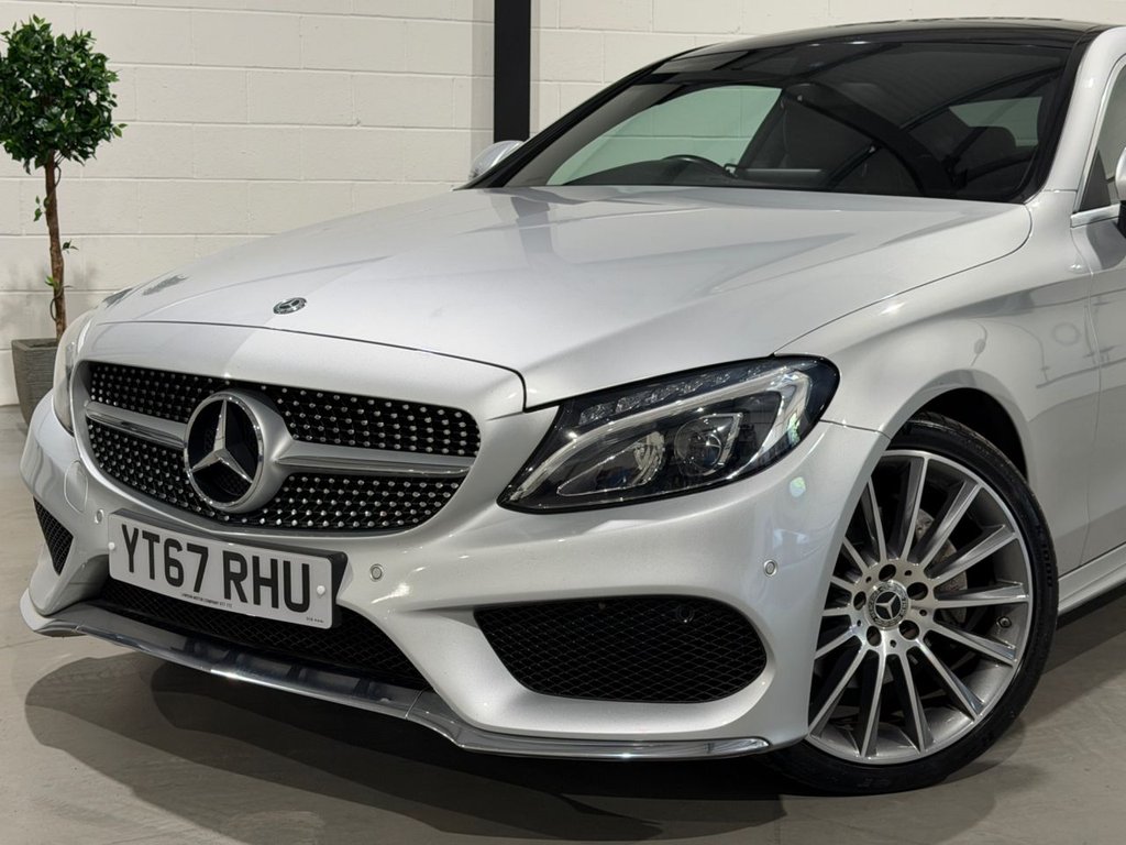 USED 2017 67 MERCEDES-BENZ C CLASS 2.1 C220d AMG Line (Premium) Coupe 2dr Diesel G-Tronic+ Euro 6 (s/s) (170 ps) 