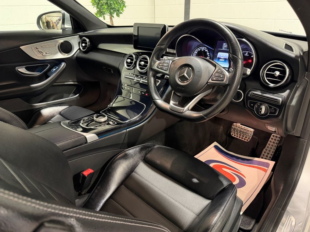 USED 2017 67 MERCEDES-BENZ C CLASS 2.1 C220d AMG Line (Premium) Coupe 2dr Diesel G-Tronic+ Euro 6 (s/s) (170 ps) 