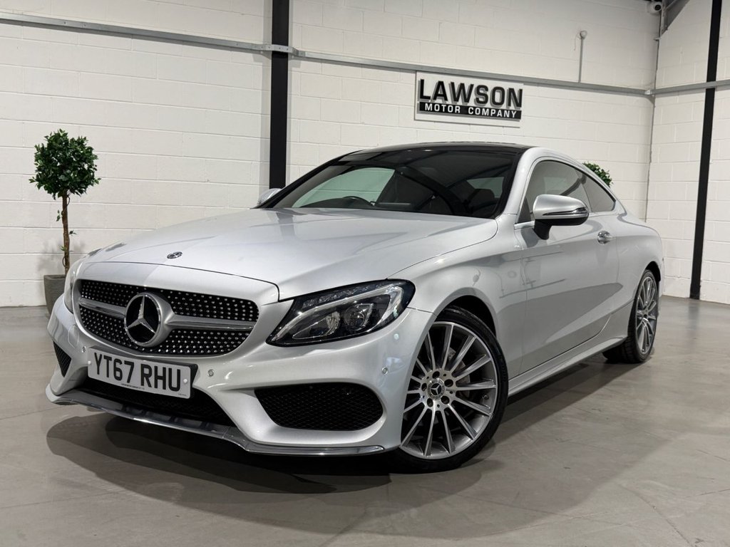 USED 2017 67 MERCEDES-BENZ C CLASS 2.1 C220d AMG Line (Premium) Coupe 2dr Diesel G-Tronic+ Euro 6 (s/s) (170 ps) 