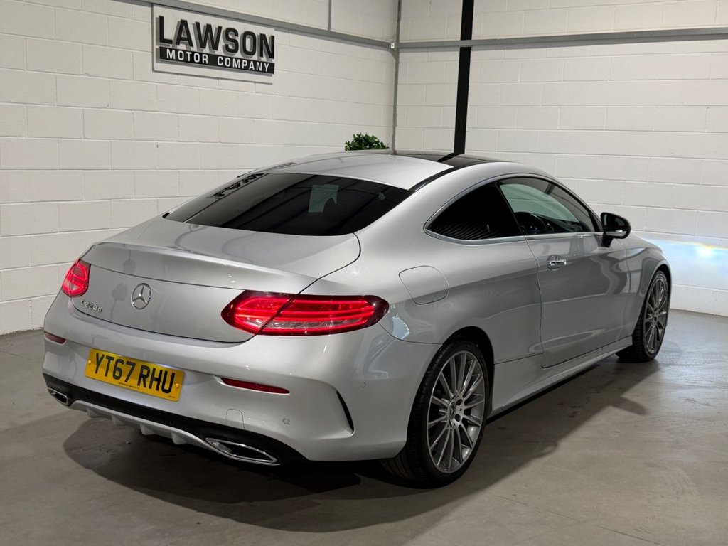 USED 2017 67 MERCEDES-BENZ C CLASS 2.1 C220d AMG Line (Premium) Coupe 2dr Diesel G-Tronic+ Euro 6 (s/s) (170 ps) 