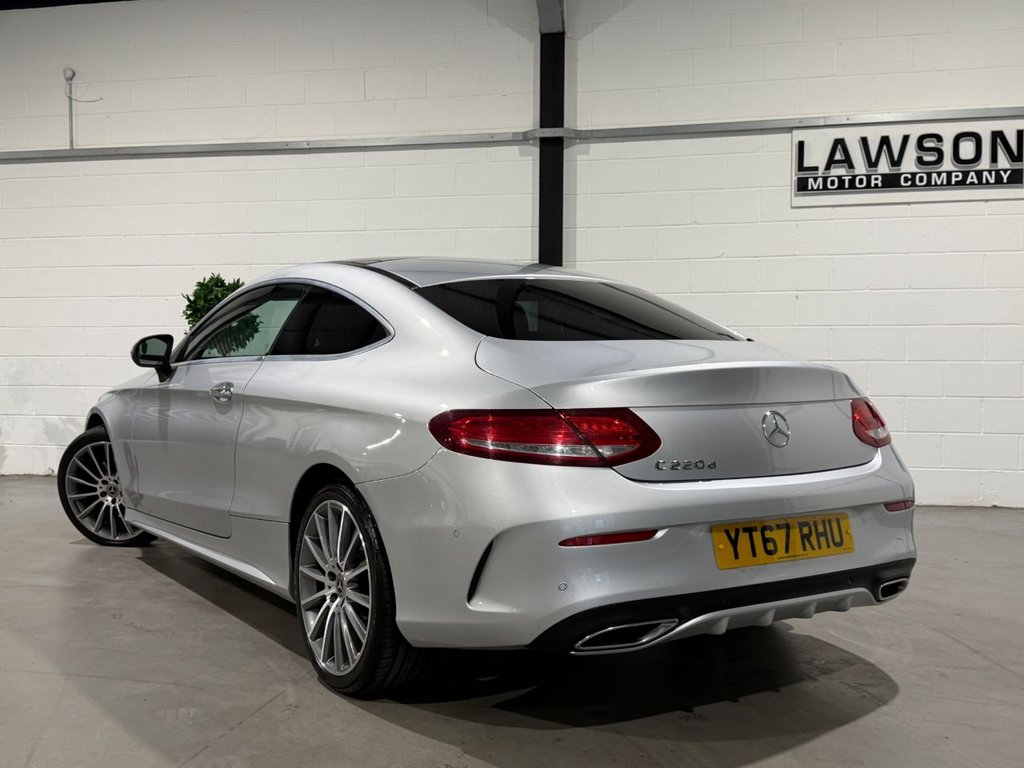 USED 2017 67 MERCEDES-BENZ C CLASS 2.1 C220d AMG Line (Premium) Coupe 2dr Diesel G-Tronic+ Euro 6 (s/s) (170 ps) 