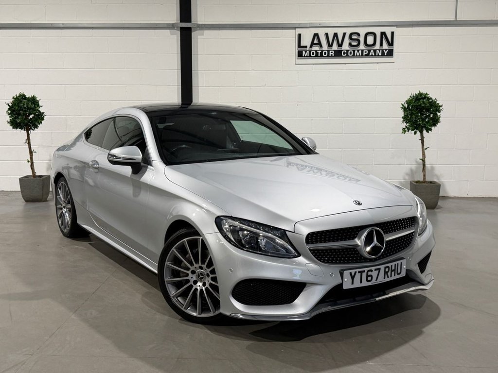 USED 2017 67 MERCEDES-BENZ C CLASS 2.1 C220d AMG Line (Premium) Coupe 2dr Diesel G-Tronic+ Euro 6 (s/s) (170 ps) 