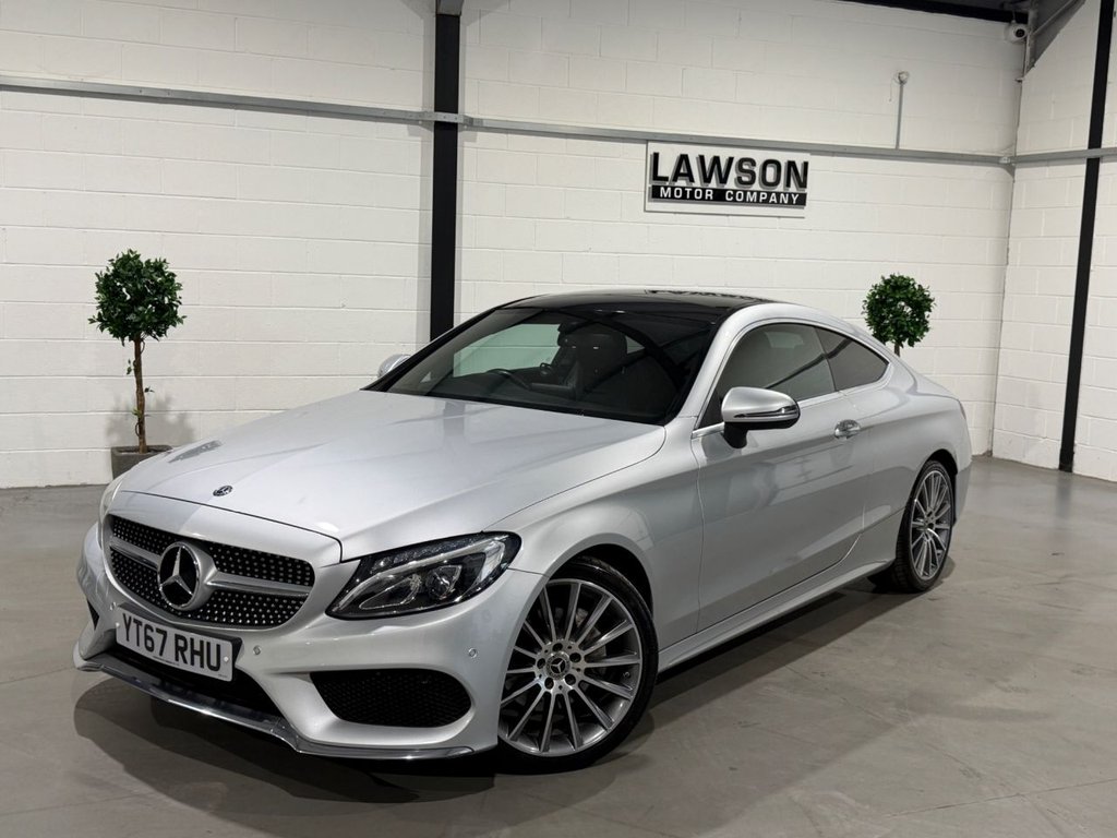 USED 2017 67 MERCEDES-BENZ C CLASS 2.1 C220d AMG Line (Premium) Coupe 2dr Diesel G-Tronic+ Euro 6 (s/s) (170 ps) 