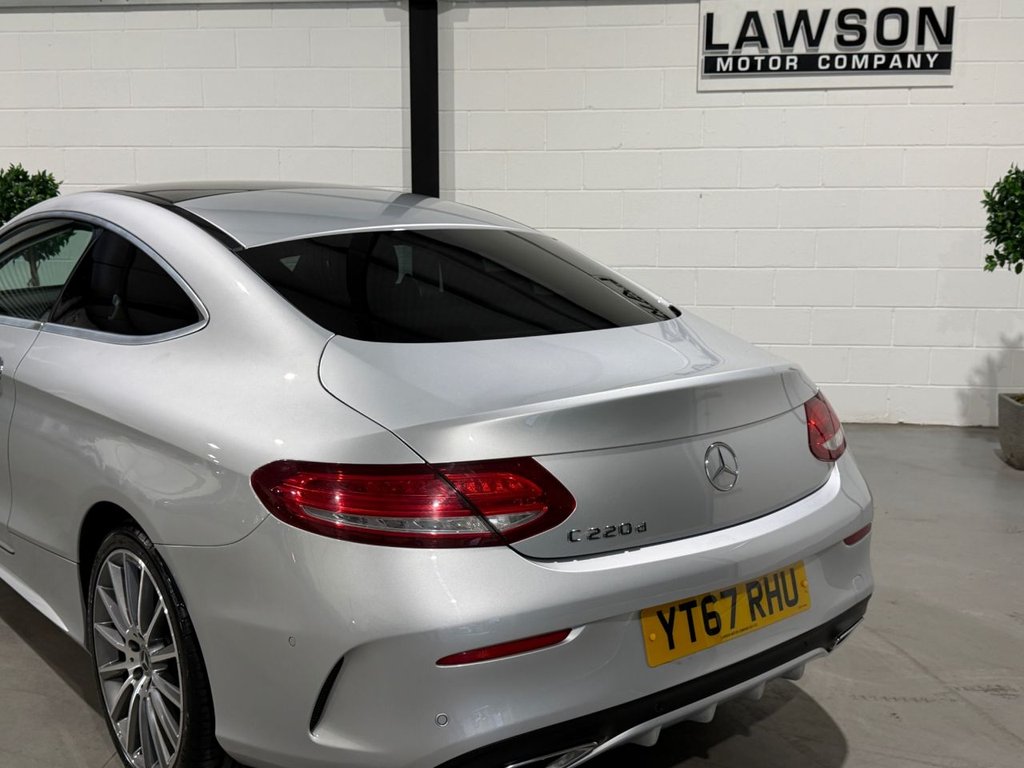 USED 2017 67 MERCEDES-BENZ C CLASS 2.1 C220d AMG Line (Premium) Coupe 2dr Diesel G-Tronic+ Euro 6 (s/s) (170 ps) 