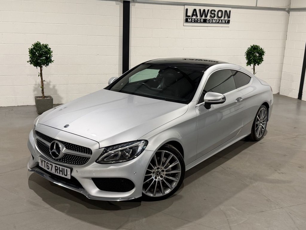 USED 2017 67 MERCEDES-BENZ C CLASS 2.1 C220d AMG Line (Premium) Coupe 2dr Diesel G-Tronic+ Euro 6 (s/s) (170 ps) 