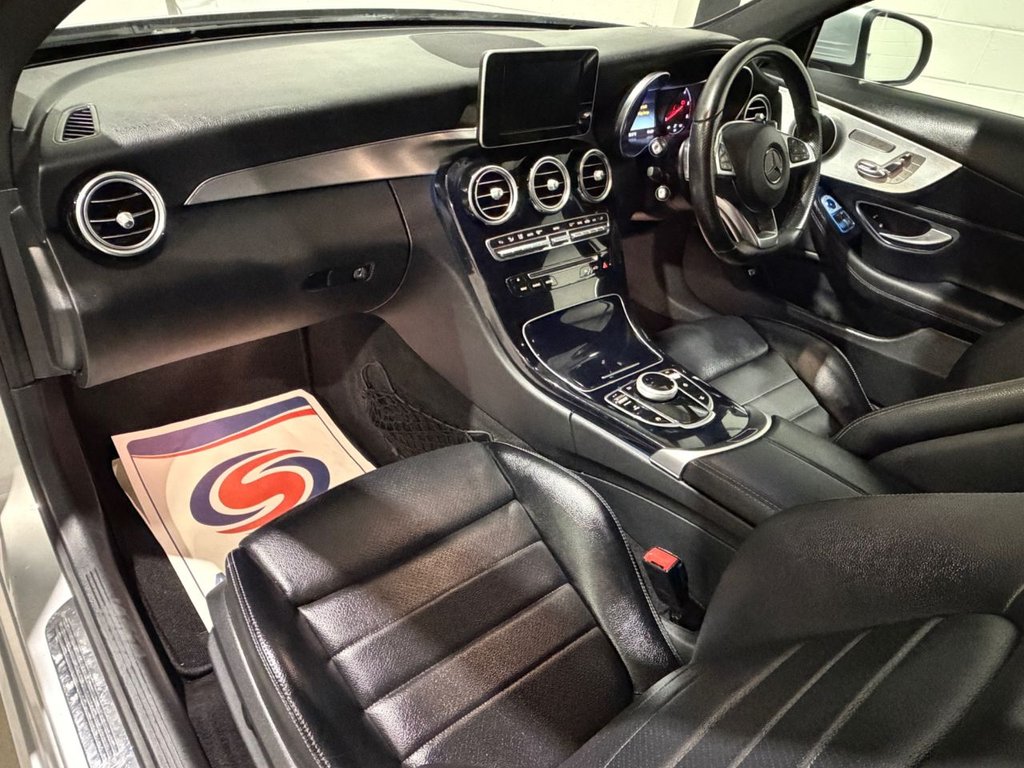 USED 2017 67 MERCEDES-BENZ C CLASS 2.1 C220d AMG Line (Premium) Coupe 2dr Diesel G-Tronic+ Euro 6 (s/s) (170 ps) 