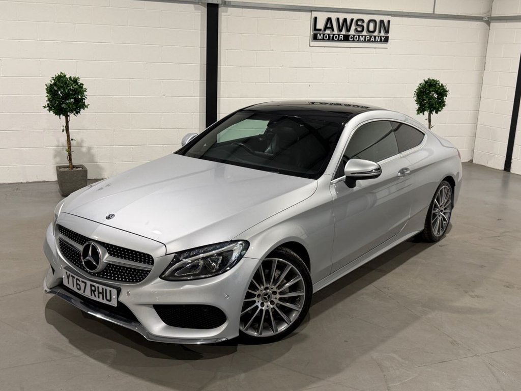 USED 2017 67 MERCEDES-BENZ C CLASS 2.1 C220d AMG Line (Premium) Coupe 2dr Diesel G-Tronic+ Euro 6 (s/s) (170 ps) 
