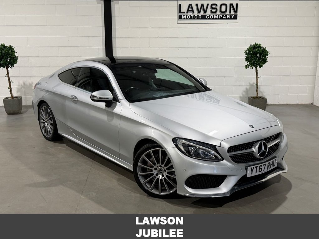 USED 2017 67 MERCEDES-BENZ C CLASS 2.1 C220d AMG Line (Premium) Coupe 2dr Diesel G-Tronic+ Euro 6 (s/s) (170 ps) 