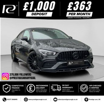 2023 MERCEDES-BENZ CLA 1.3 CLA200h MHEV AMG Line (Premium) Coupe 4dr Petrol Hybrid 7G-DCT Euro 6 (s/s) (177 ps) &pound;26990.00