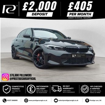 2023 BMW 3 SERIES 2.0 330e 12kWh M Sport Saloon 4dr Petrol Plug-in Hybrid Auto Euro 6 (s/s) (292 ps) &pound;25990.00
