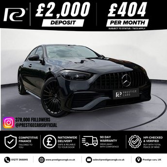 2022 MERCEDES-BENZ C CLASS 1.5 C200h MHEV AMG Line (Premium) Saloon 4dr Petrol Hybrid G-Tronic+ Euro 6 (s/s) (224 ps) &pound;26990.00