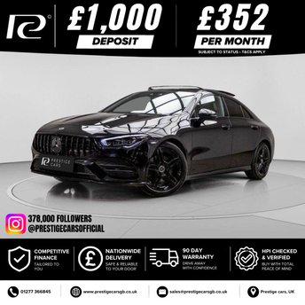 2021 MERCEDES-BENZ CLA 2.0 CLA220d AMG Line (Premium Plus 2) Coupe 4dr Diesel 8G-DCT Euro 6 (s/s) (190 ps) &pound;22490.00