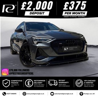 2021 AUDI E-TRON 55 Black Edition SUV 5dr Electric Auto quattro 95kWh (408 ps) &pound;23990.00