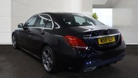 USED 2018 18 MERCEDES-BENZ C CLASS 2.0 C200 AMG Line Saloon 4dr Petrol G-Tronic+ Euro 6 (s/s) (184 ps) FULL HISTORY+SAT NAV+LEATHER
