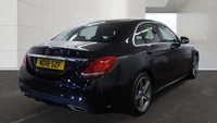 USED 2018 18 MERCEDES-BENZ C CLASS 2.0 C200 AMG Line Saloon 4dr Petrol G-Tronic+ Euro 6 (s/s) (184 ps) FULL HISTORY+SAT NAV+LEATHER