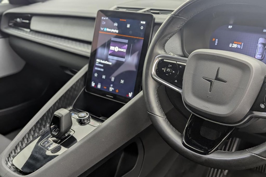 USED 2022 22 POLESTAR POLESTAR 2 Single Motor 78kWh Long Range Fastback 5dr Electric Auto FWD (231 ps) Car Play, Camera, Sat Nav