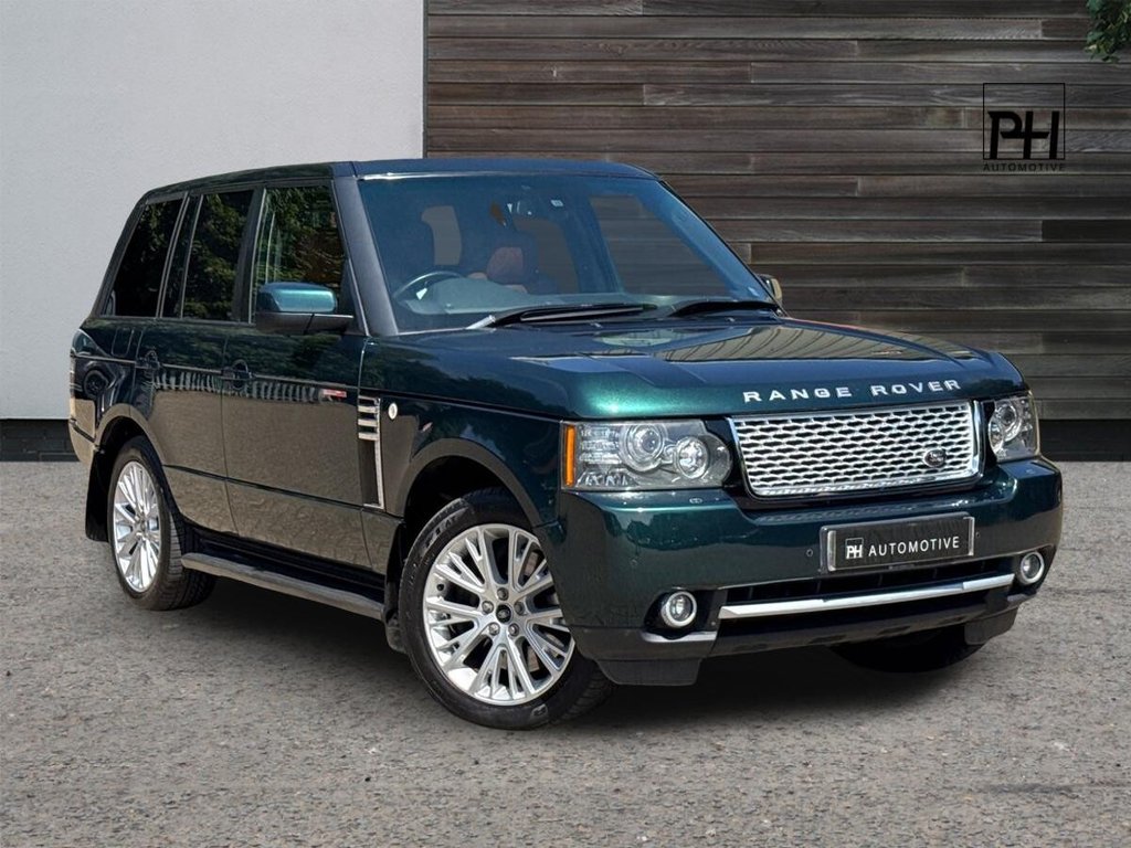 USED 2010 LAND ROVER RANGE ROVER 4.4 TD V8 Autobiography SUV 5dr Diesel Auto 4WD Euro 5 (313 bhp) AINTREE GREEN OVER TAN LEATHER