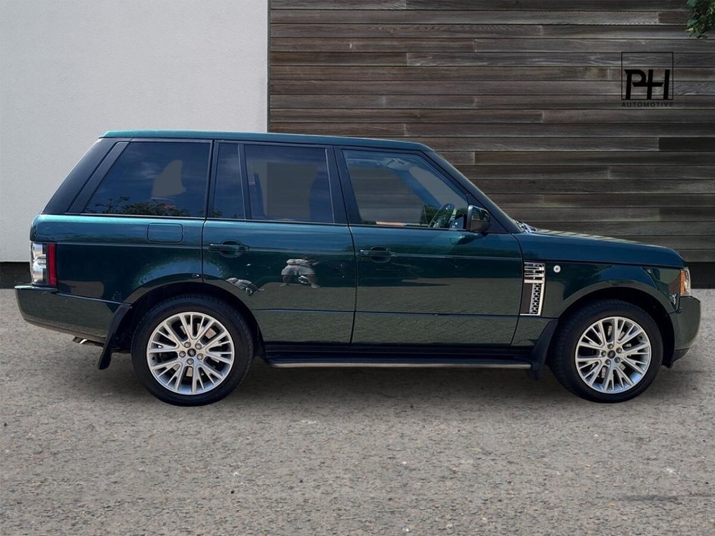 USED 2010 LAND ROVER RANGE ROVER 4.4 TD V8 Autobiography SUV 5dr Diesel Auto 4WD Euro 5 (313 bhp) AINTREE GREEN OVER TAN LEATHER