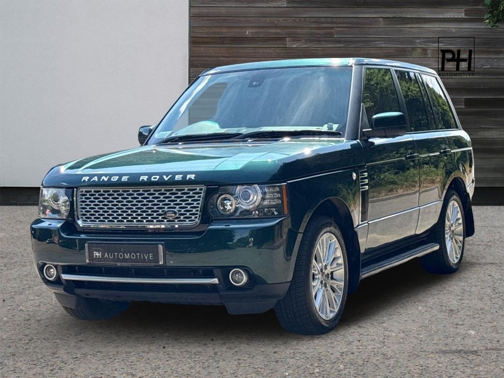 USED 2010 LAND ROVER RANGE ROVER 4.4 TD V8 Autobiography SUV 5dr Diesel Auto 4WD Euro 5 (313 bhp) AINTREE GREEN OVER TAN LEATHER