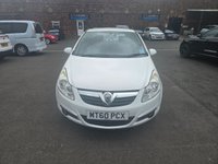 USED 2010 60 VAUXHALL CORSA 1.2i 16v Energy Hatchback 3dr Petrol Manual (a/c) (124 g/km, 84 bhp) SOLD AS SEEN