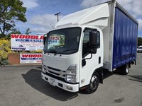USED 2022 22 ISUZU GRAFTER N35.125 AUTO CURTAIN SIDER BOX VAN WITH TAIL LIFT ULEZ FREE ZONE 
