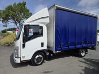 USED 2022 22 ISUZU GRAFTER N35.125 AUTO CURTAIN SIDER BOX VAN WITH TAIL LIFT ULEZ FREE ZONE 