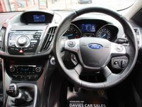 USED 2015 64 FORD KUGA 1.5T EcoBoost Titanium X SUV 5dr Petrol Manual 2WD Euro 6 (s/s) (150 ps) 6 MONTHS WARRANTY ,JUST BEEN SERVICED AND MOTED ,11 SERVICE STAMPS ,2 KEYS ,PAN-ROOF ,AIR-CON ,ALLOYS ,LEATHER TRIM ,PRIVACY  GLASS , 
