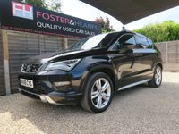 USED 2019 68 SEAT ATECA 2.0 TSI GPF FR SUV 5dr Petrol DSG 4Drive Euro 6 (s/s) (190 ps) CARPLAY, FSH, 4WD, SAT NAV, VOICE