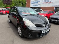 USED 2011 11 NISSAN NOTE 1.4 16V Acenta Hatchback 5dr Petrol Manual Euro 5 (88 ps) **FANTASTIC MPG** **LOW INSURANCE**