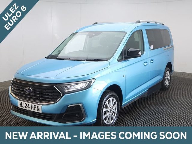 View our Ford Grand Tourneo Connect Side Entry Passenger Up Front Wheelchair Accessible Disabled Access Vehicle WAV