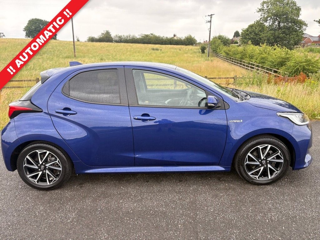 Blue 2020 Toyota Yaris Hatchback Front-wheel drive Automatic