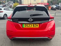 USED 2023 23 NISSAN LEAF 39kWh Tekna Hatchback 5dr Electric Auto (150 ps) ELECTRIC -- 1 OWNER -- NAV -- CAMERA -- PARKING SENSORS