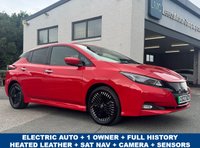 USED 2023 23 NISSAN LEAF 39kWh Tekna Hatchback 5dr Electric Auto (150 ps) ELECTRIC -- 1 OWNER -- NAV -- CAMERA -- PARKING SENSORS