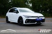 USED 2025 25 VOLKSWAGEN GOLF 2.0 TSI R Black Edition Hatchback 5dr Petrol DSG 4Motion Euro 6 (s/s) (333 ps) PURE WHITE PAINTWORK + WINTER PACK + ACC + REVERSE CAMERA