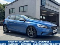 USED 2017 67 VOLVO V40 1.5 T2 R-Design Pro Hatchback 5dr Petrol Auto Euro 6 (s/s) (122 ps) &pound;9000 VOLVO OPTIONAL UPGRAES -- LEATHER -- SAT NAV -- CAMERA -- SUNROOF -- HEATED SEATS