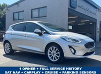 USED 2019 69 FORD FIESTA 1.5 TDCi Titanium Hatchback 5dr Diesel Manual Euro 6 (s/s) (85 ps) 1 OWNER -- FULL SERVICE HISTORY -- CAR PLAY -- SENSORS -- CRUISE