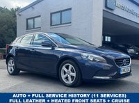USED 2013 63 VOLVO V40 2.0 D3 SE Hatchback 5dr Diesel Geartronic Euro 5 (s/s) (150 ps) AUTO -- FULL SERVICE HISTORY -- HEATED LEATHER -- CRUISE