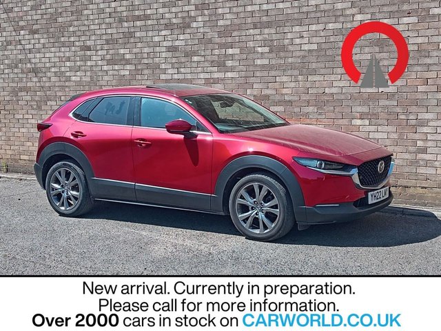 View our Mazda CX-30 2.0 e-SKYACTIV X MHEV Sport Lux SUV 5dr Petrol Manual Euro 6 (s/s) (186 ps)
