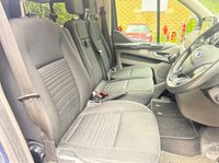 USED 2018 68 FORD TRANSIT CUSTOM 2.0 320 EcoBlue Limited Crew Van Double Cab 5dr Diesel Manual L1 H1 Euro 6 (6 Seat) (130 ps) 