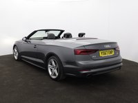 USED 2017 67 AUDI A5 CABRIOLET 2.0 TFSI S line Convertible 2dr Petrol S Tronic quattro Euro 6 (s/s) (252 ps) PARK SYSTEM+ | KEYLESS GO