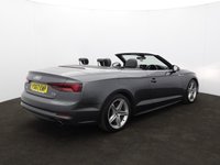 USED 2017 67 AUDI A5 CABRIOLET 2.0 TFSI S line Convertible 2dr Petrol S Tronic quattro Euro 6 (s/s) (252 ps) PARK SYSTEM+ | KEYLESS GO
